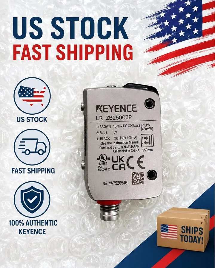 Датчик KEYENCE LR-ZB250 C3P Distance Based Laser Sensor — фото лота 1