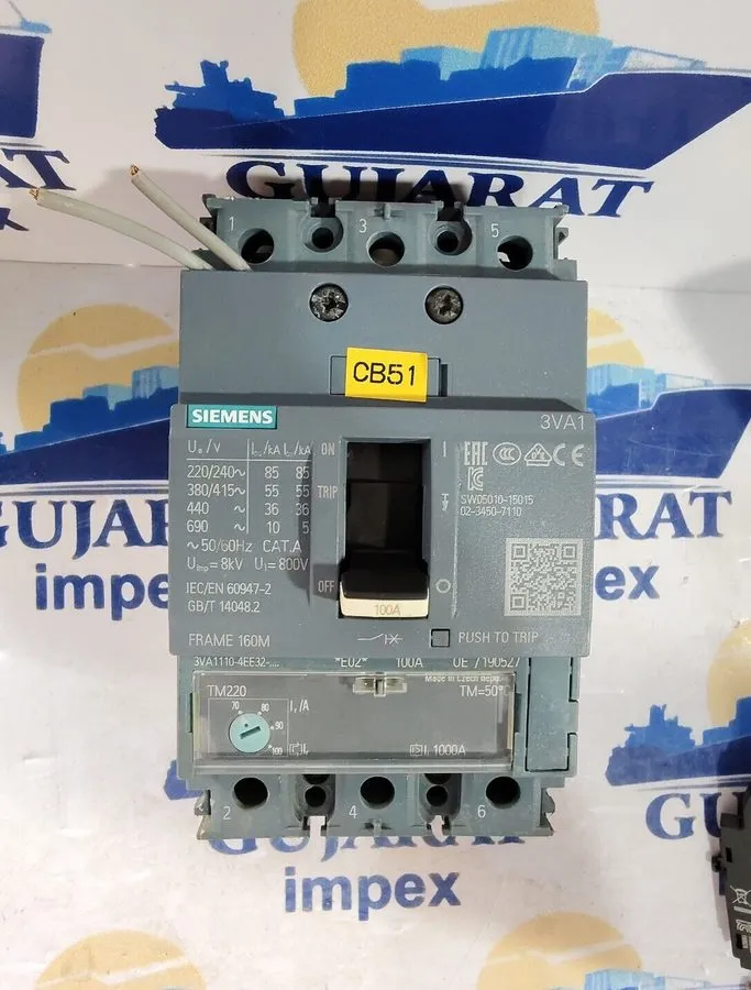 Автоматический выключатель Siemens 3VA1112-5EE32-0AA0 Circuit Breaker 125A W3VA9 — фото лота 2