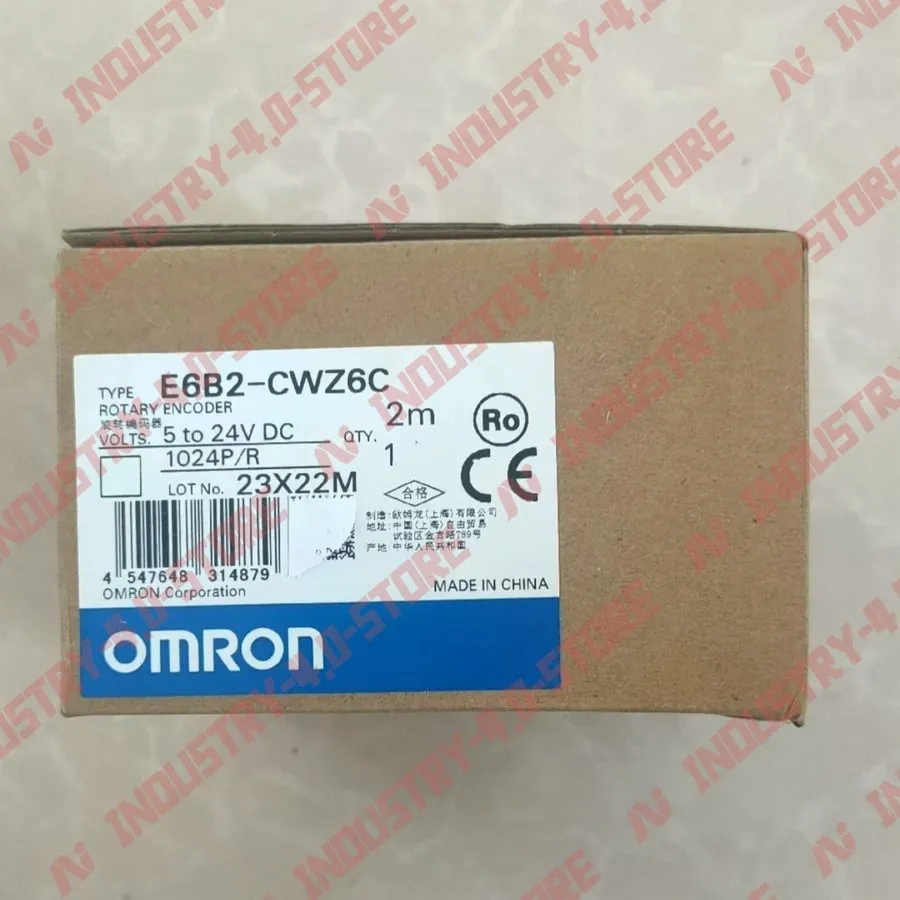 Энкодер 1x OMRON 360P Incremental Rotary Encoder 360p/r 5-24v DC E6B2-CWZ6C NPN