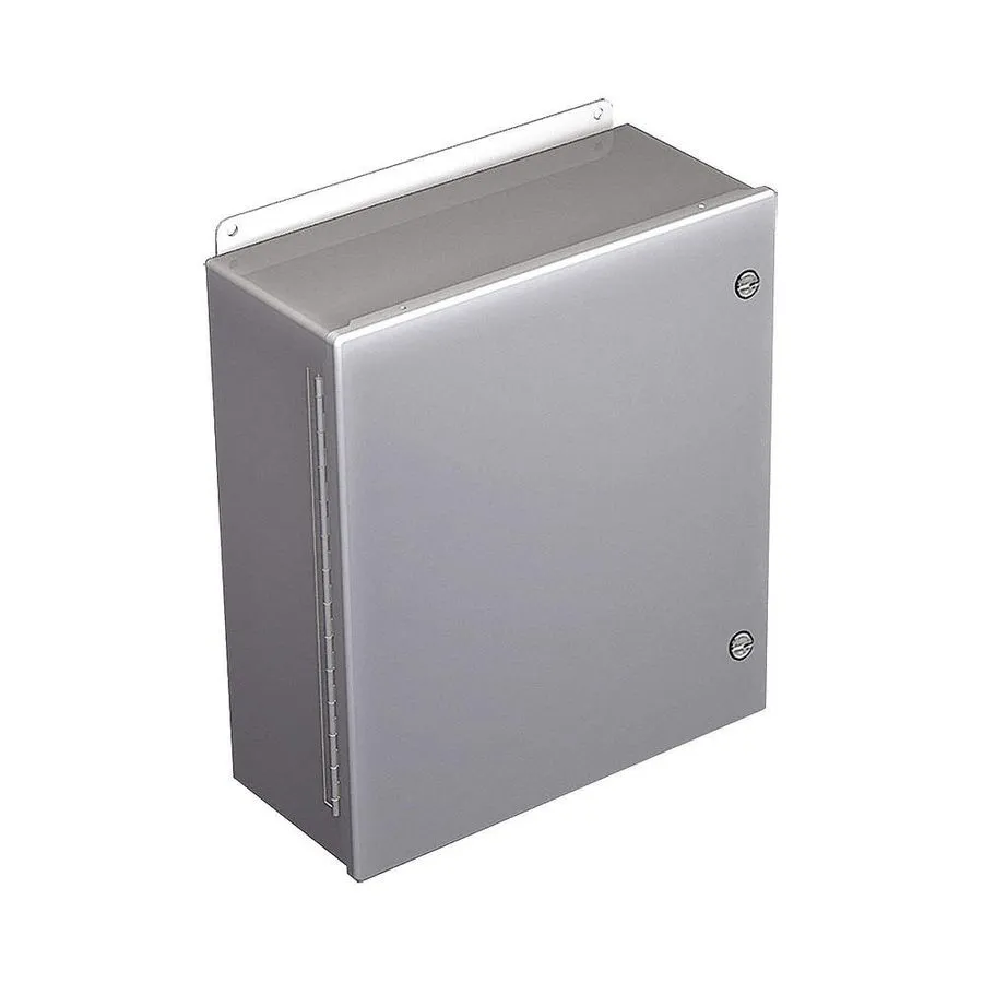 Монтажный шкаф HOFFMAN AHE12X12X4 Enclosure,Mtlc,12In.Hx 12In.Wx4In.D 32FG25 — фото лота 1