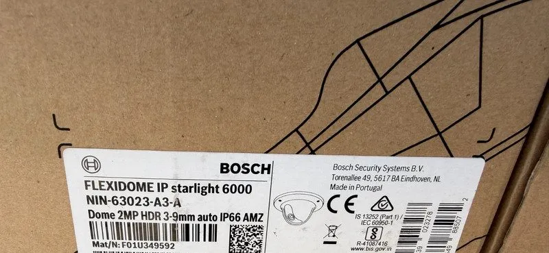 Камера Bosch NIN-63023-A3-A Flexidome IP Starlight 6000 Dome 2MP HDR Security Ca — фото лота 2