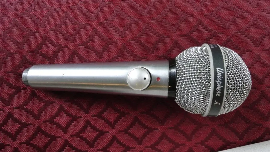 Микрофон Vintage Shure Microphone Model PE585V w Volume Control Harp Harmonica