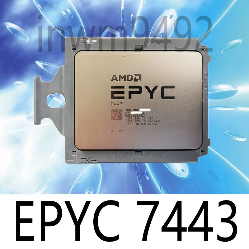 Процессор AMD EPYC 7443 24 Core 2.85GHz 200W CPU Unlocked 100-000000340 Milan 24
