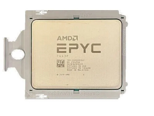 Процессор 100-000000342 Unlocked BULK AMD EPYC 7443P 2.85GHz 24-core 200W Proces