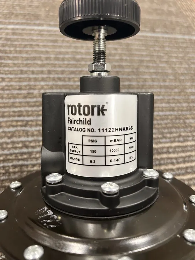 Трубопроводная арматура 11122HNKRSB Fairchild Model 11 Low Pressure Regulator — фото лота 2