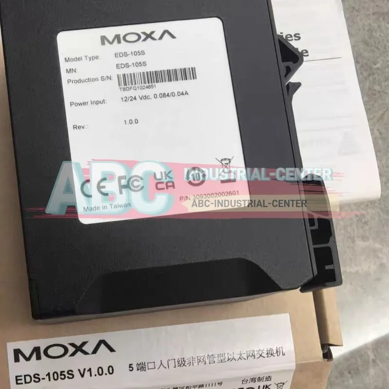 IIoT-устройство MOXA EDS-105S Industrial Ethernet Switch