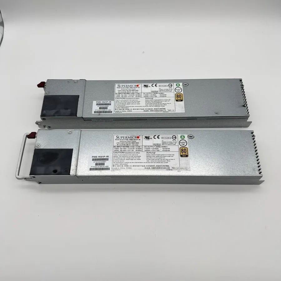 Блок питания SuperMicro PWS-1K41P-1R 1400W 1U 80Plus Gold Hot-Swap