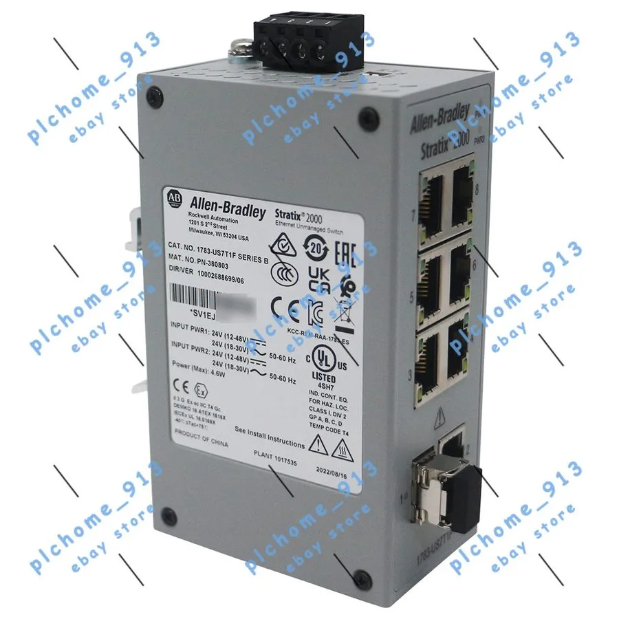 Коммутатор Allen Bradley 1783-US7T1F Stratix 2000 7T+1F Port Unmanaged Switch