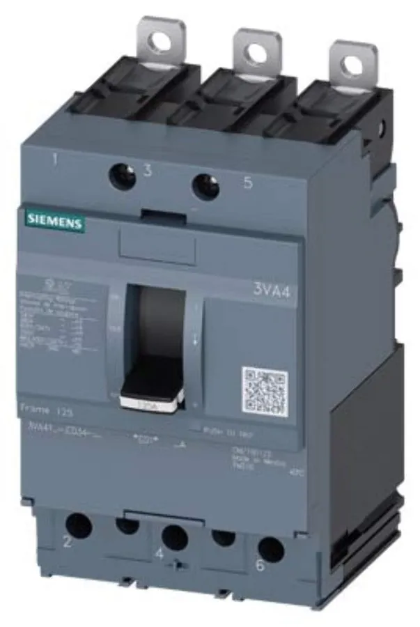 Автоматический выключатель SIEMENS 3VA4111-4ED34-0AA0 110 AMP CIRCUIT BREAKER 3 