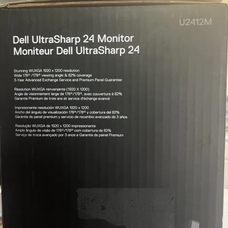 Монитор Dell Ultrasharp U2412M 24 inch Widescreen IPS LED Monitor 1920x1200 — фото лота 2