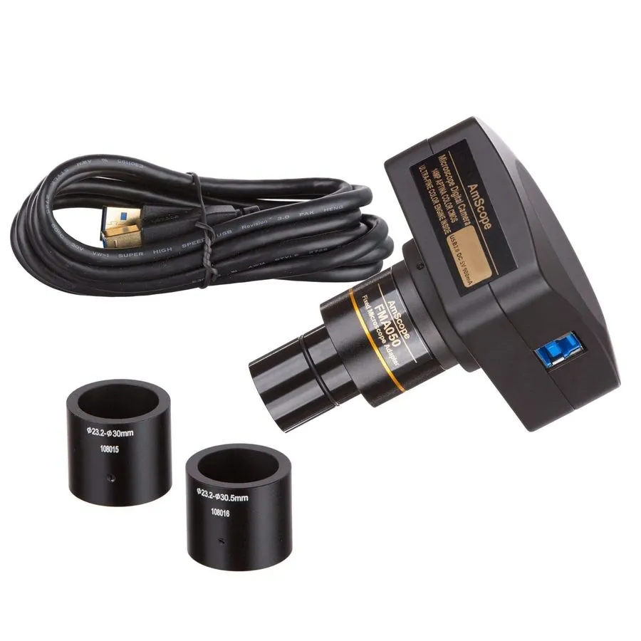 Микроскоп Amscope 3.5-90X Simul-Focal Stereo Boom Microscope+18MP USB3 Camera+Fl