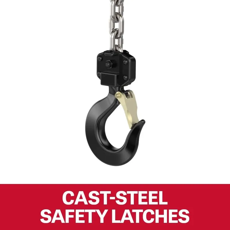 Таль JET 1/4-Ton Hand Chain Hoist, 10' Lift, Overload Protection (L-100-250WO-10 — фото лота 2