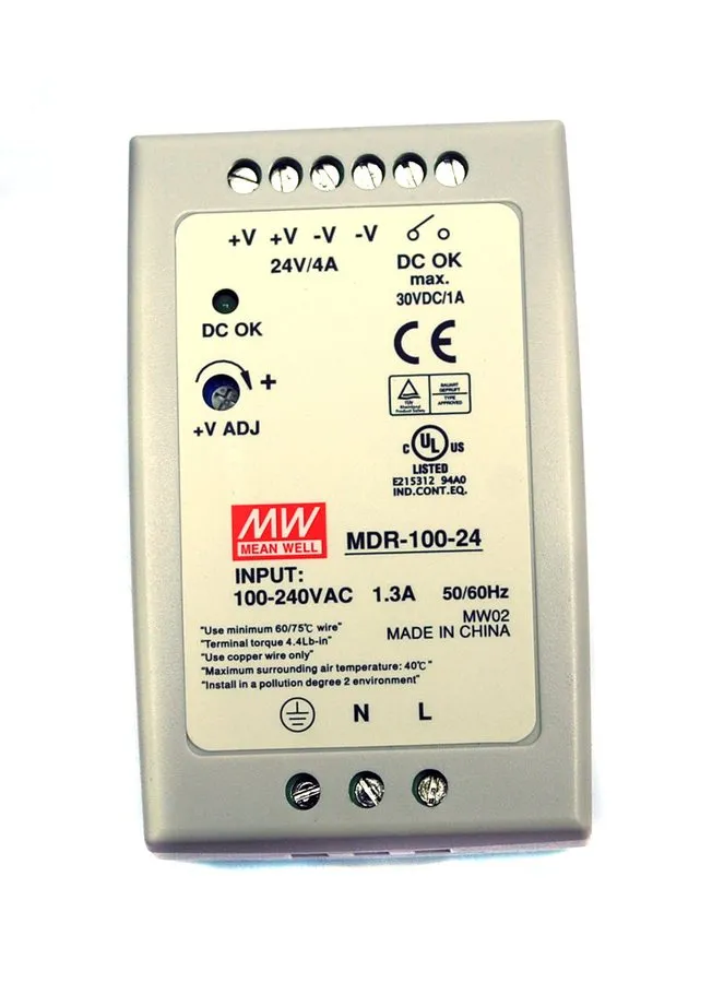 Блок питания MEAN WELL MDR-100-24 DIN Rail Power Supply 24VDC 4A 96W 85-264VAC