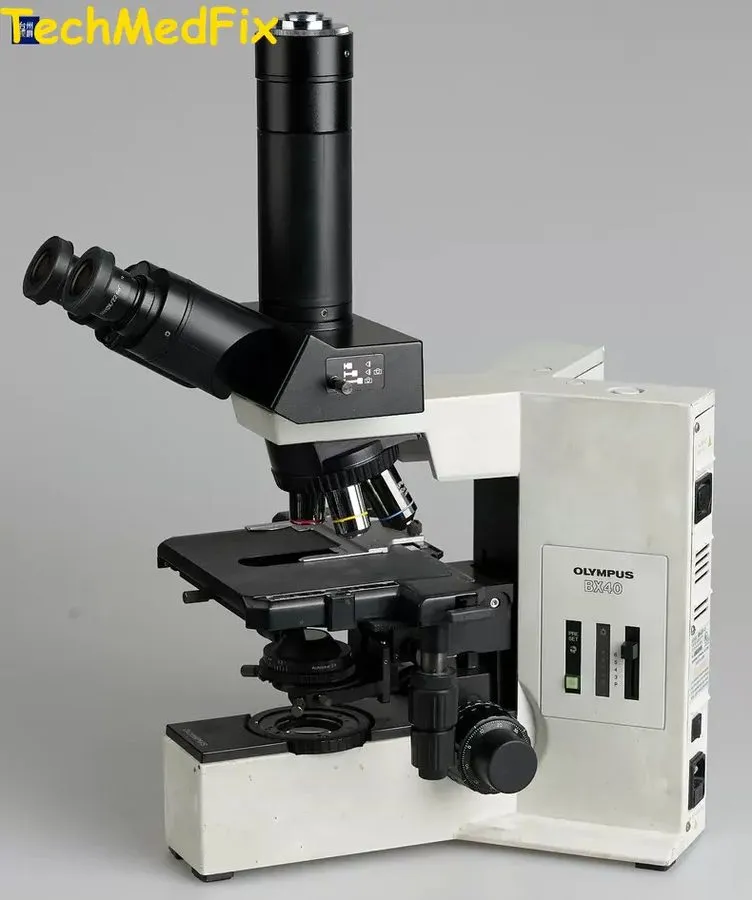 Микроскоп Olympus BX40F-3 System Microscope WH10x/22 Plan 100x/1.25 MTV-3