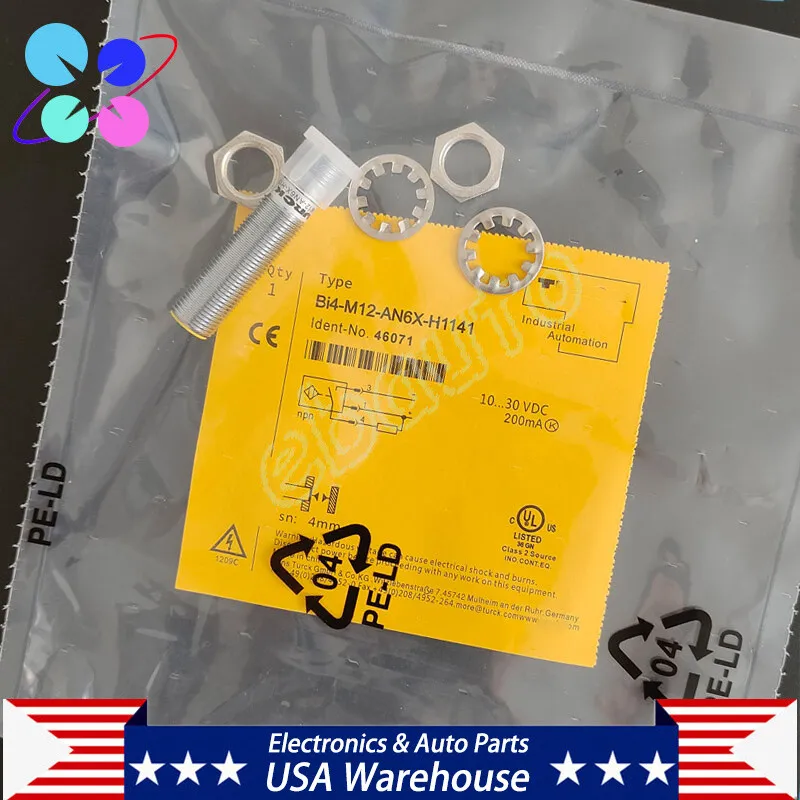 Датчик приближения Turck Bi4-M12-AN6X-H1141 Proximity Sensor, 4mm SN, 10-30VDC, 