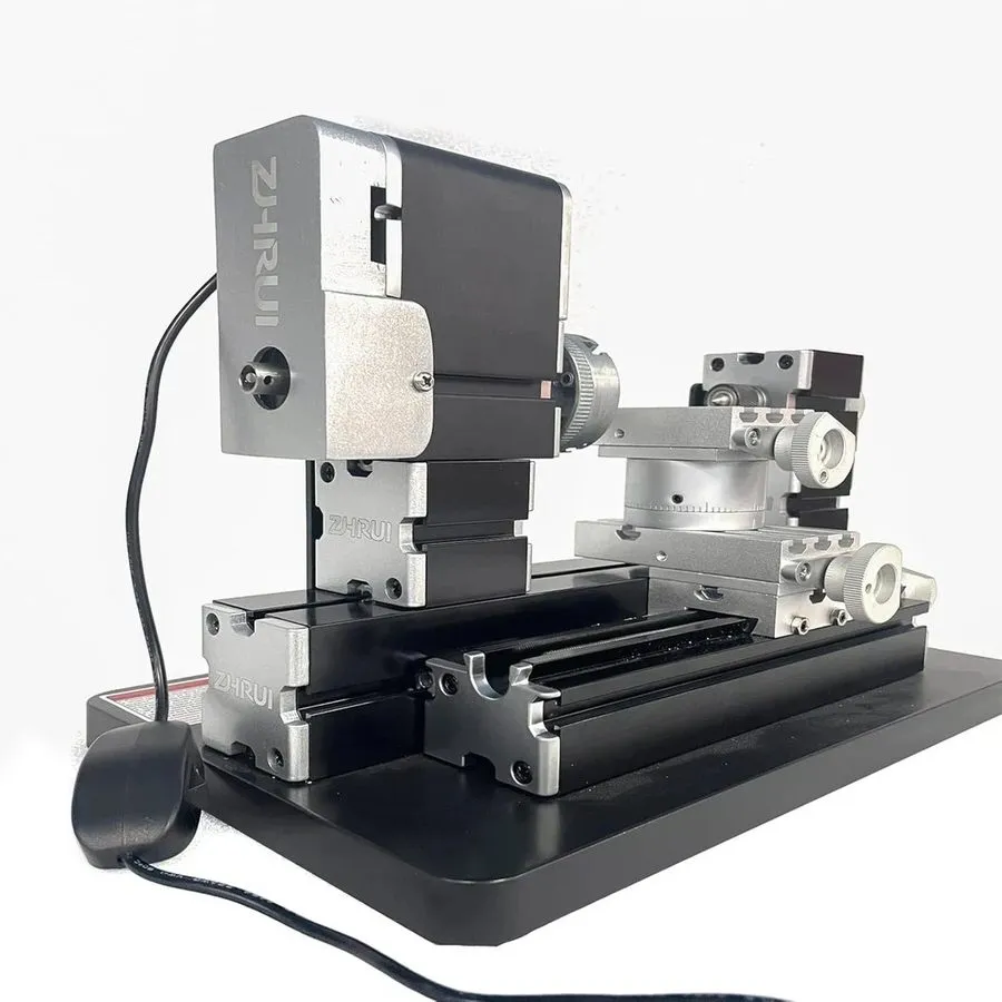 Оборудование ЧПУ High Power 60W Powerful Mini Metal DIY 4-axis Rotating Lathe La