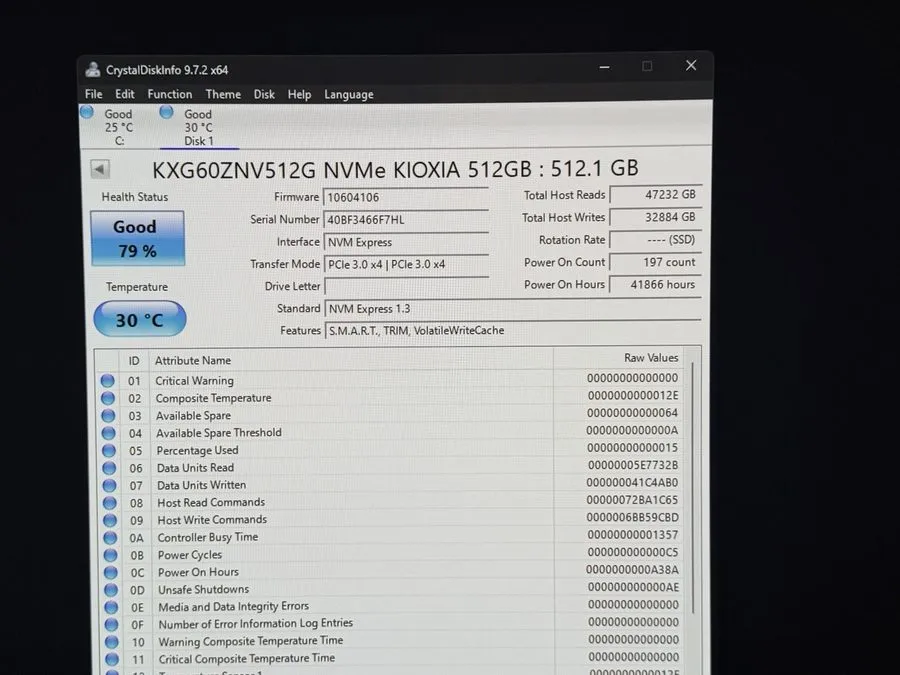 SSD-накопитель Samsung PM991 512GB 2230 M.2 PCIe Gen3x4 NVMe SSD — фото лота 1