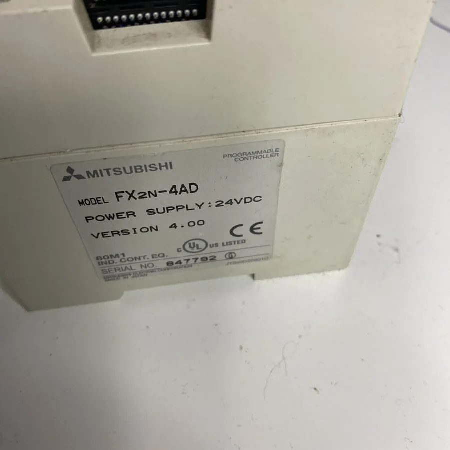 ПЛК Mitsubishi Electric Fx3g-40m & Fx2n-4da — фото лота 2