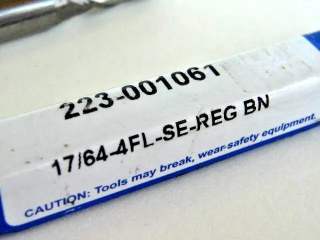 Режущий инструмент 17/64 dia 4fl SE Monster Carbide Ball End Mill 3/4 loc 2-1/2  — фото лота 1