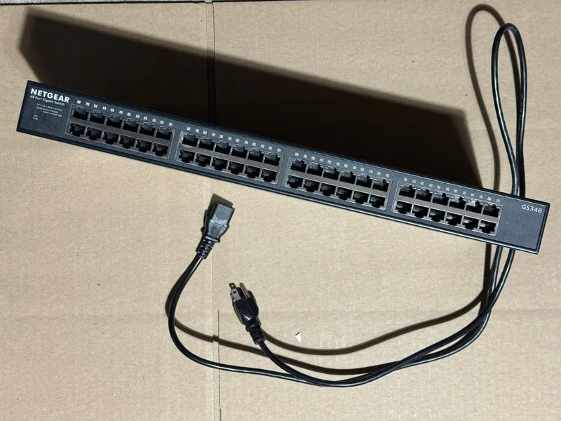 Коммутатор NETGEAR GS348 48-Port Gigabit Ethernet Unmanaged Rackmount Switch