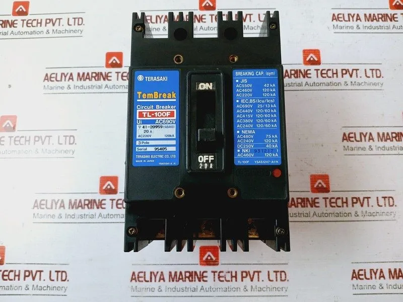 Автоматический выключатель TERASAKI TL-100F Tembreak Circuit Breaker 3 Pole AC69