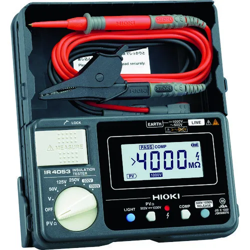 Тестер HIOKI IR4053-10 Insulation Resistance Tester PV Solar Megohmmeter Japan