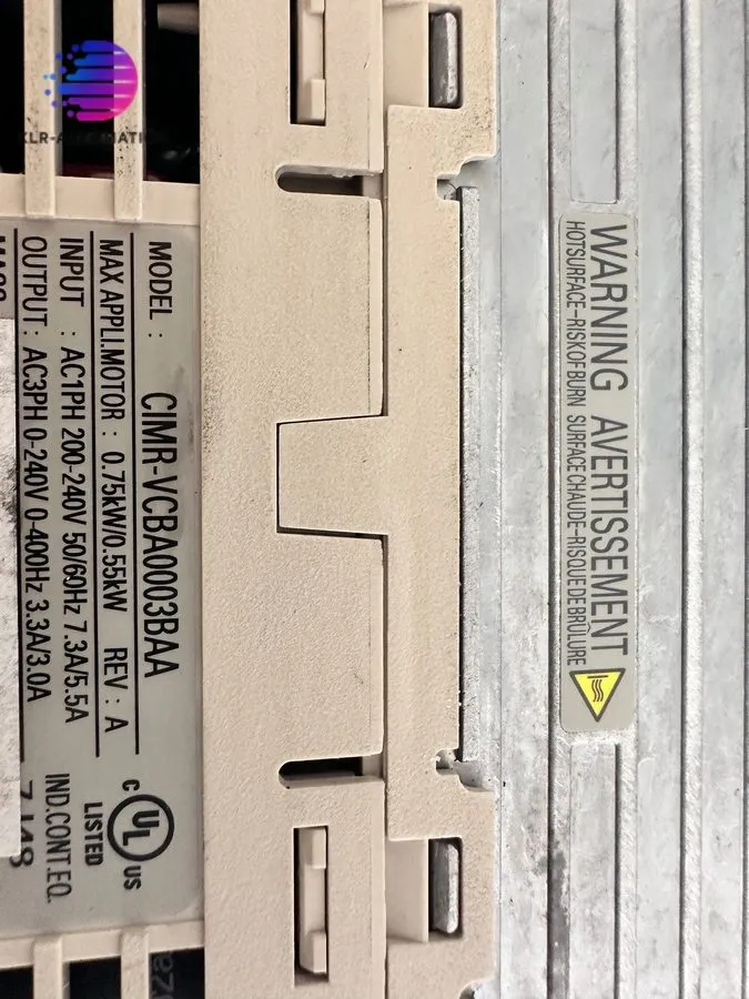 Частотный преобразователь YASKAWA V1000 CIMR-VCBA0003BAA 0.75kw 200v-240v invert — фото лота 1