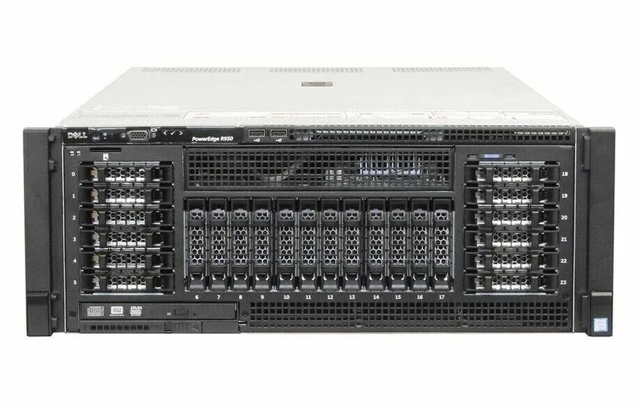 Сервер Dell R930 24SFF Server, 4x 8890V4 (96C/192T), 1024GB RAM, H730P, 10Gb