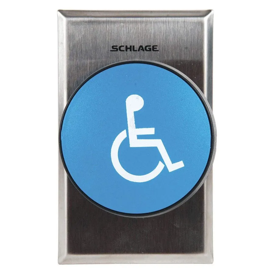 Коммутатор SCHLAGE ELECTRONICS 625BLH Push to Exit Button,Momentary Switch 457D4 — фото лота 1