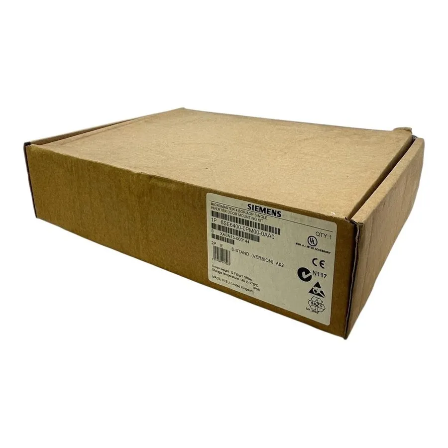 Комплект крепления Siemens 6SE6400-0PM00-0AA0 Micromaster 4 BOP/AOP Single Door 