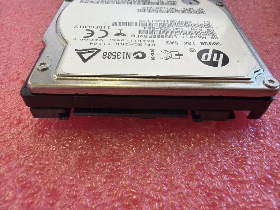 Жёсткий диск HP 900GB 10K SAS 6G 2.5" EG0900FBVFQ HDD 641552-004 507129-018 Supp