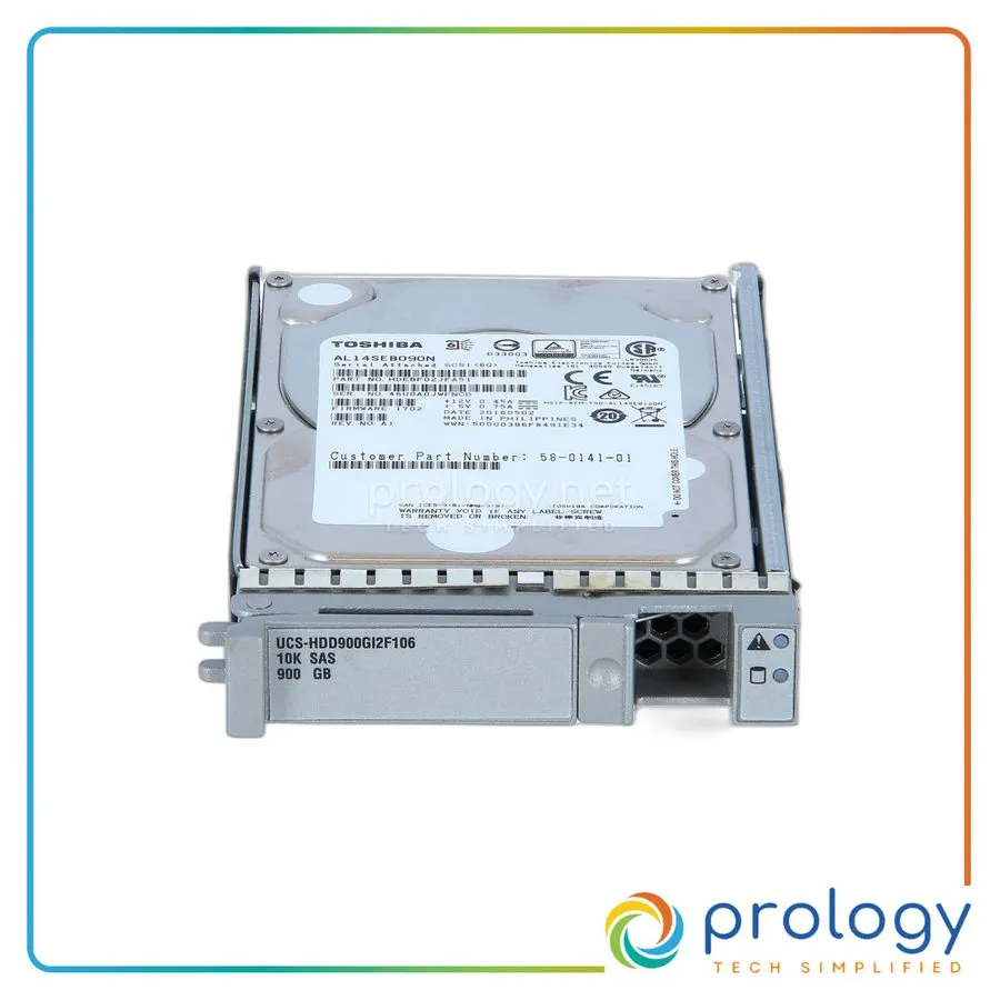 Жёсткий диск UCS-HDD900GI2F106 Cisco 900GB 10K 6Gbps SAS 2.5'' Hard Drive 800-35