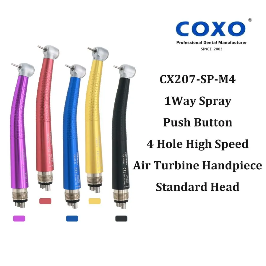 Стоматологический наконечник US COXO Dental CX207-C Anti-retraction Air Turbine