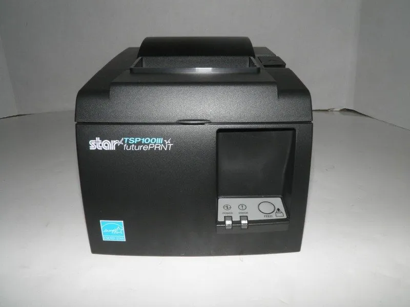 Принтер чеков STAR TSP143IIIU USB Thermal Ticket POS 80MM Receipt Printer Black  — фото лота 2