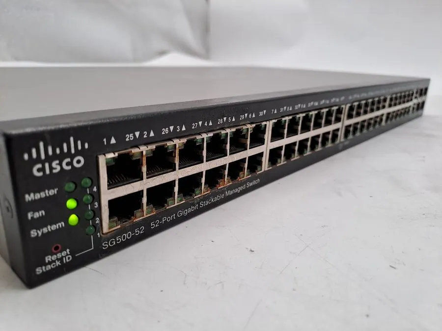Коммутатор Cisco SG500-52 52-Port Gigabit PoE Stackable Managed Switch