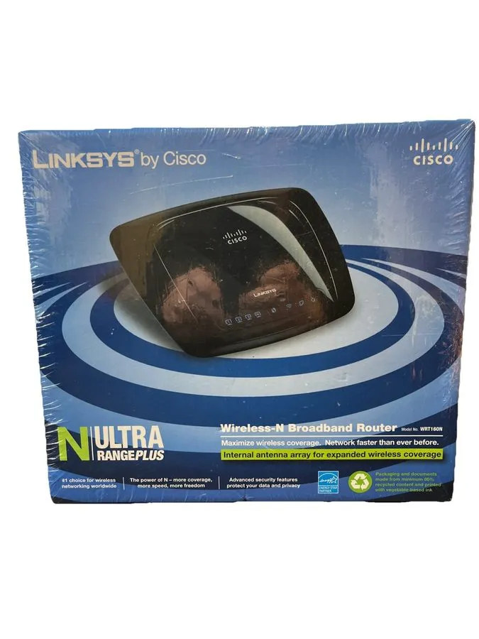Маршрутизатор Cisco-Linksys WRT160N Wireless-N Broadband Router NOS