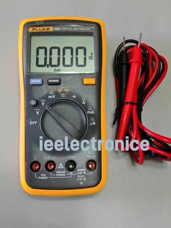Мультиметр Fluke digital multimeter 15B+instrument automatic range AC/DC 1000V v