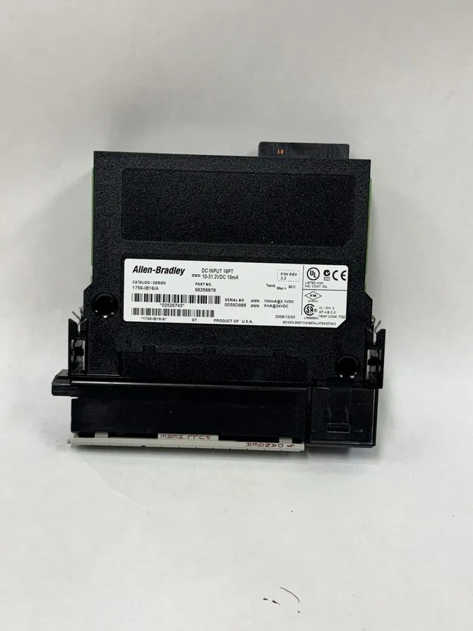 Модуль ввода-вывода Allen Bradley 1756-IB16/A Series A ControlLogix 16-Point DC  — фото лота 1
