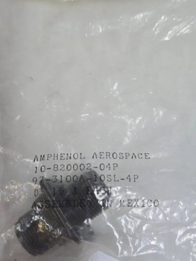 Разъём Amphenol 97-3100A-10SL-4P Circular 2-Pin Flange Connectors — фото лота 2