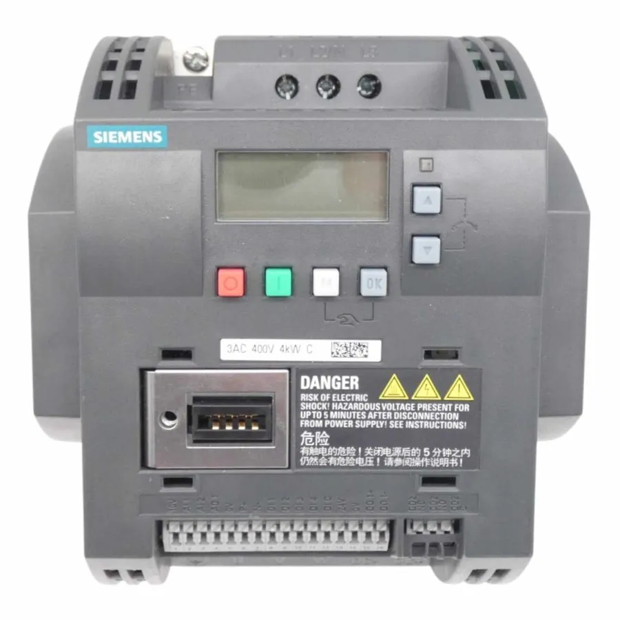 Частотный преобразователь Siemens SINAMICS V20 6SL3210-5BE24-0CV0 5HP 4kW 480V 3