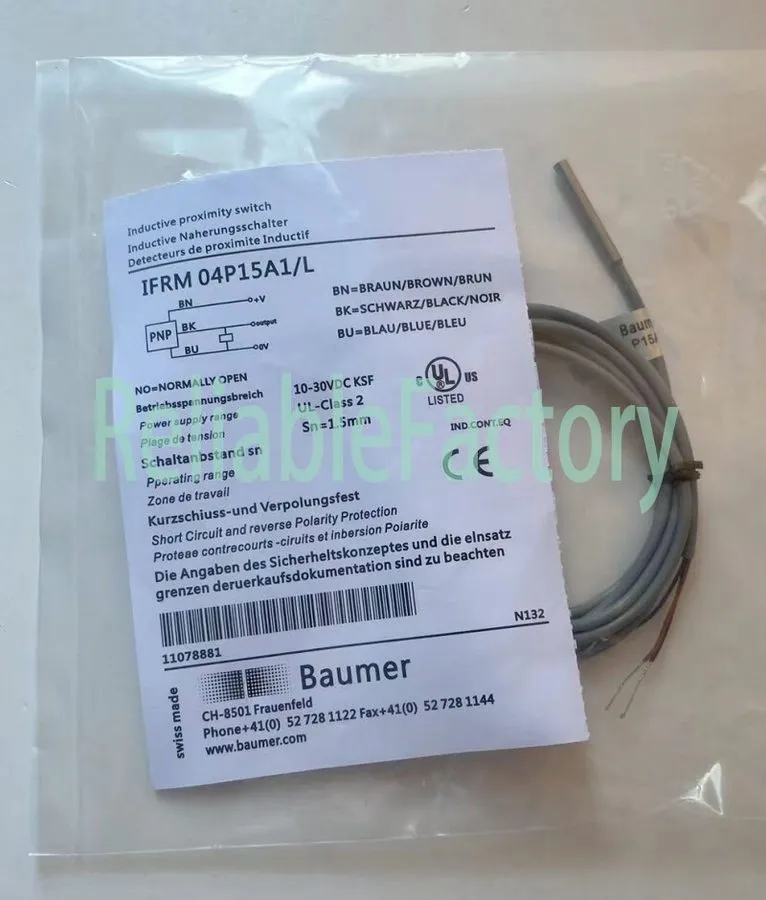 Датчик приближения Baumer IFRM 04P15A1/L Inductive Proximity Sensor