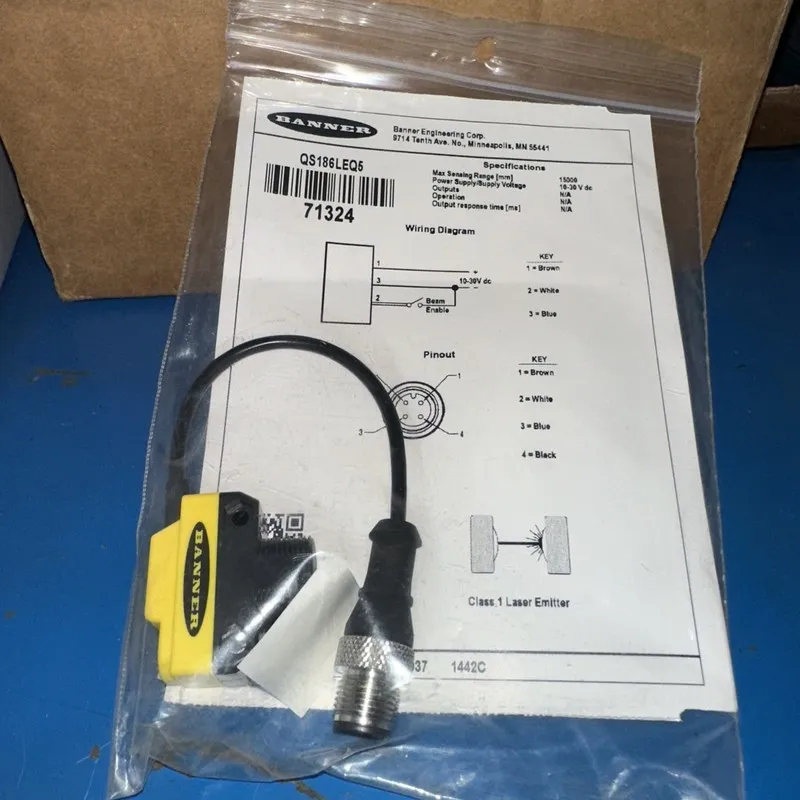 Фотоэлектрический датчик BANNER QS186LEQ5, PHOTOELECTRIC SENSOR, 71324