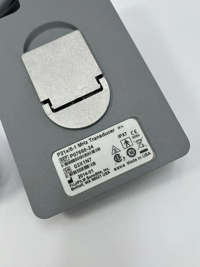 УЗИ-датчик FUJIFILM SonoSite P21x 5-1 MHz Ultrasound Transducer Probe P07698-24 — фото лота 2
