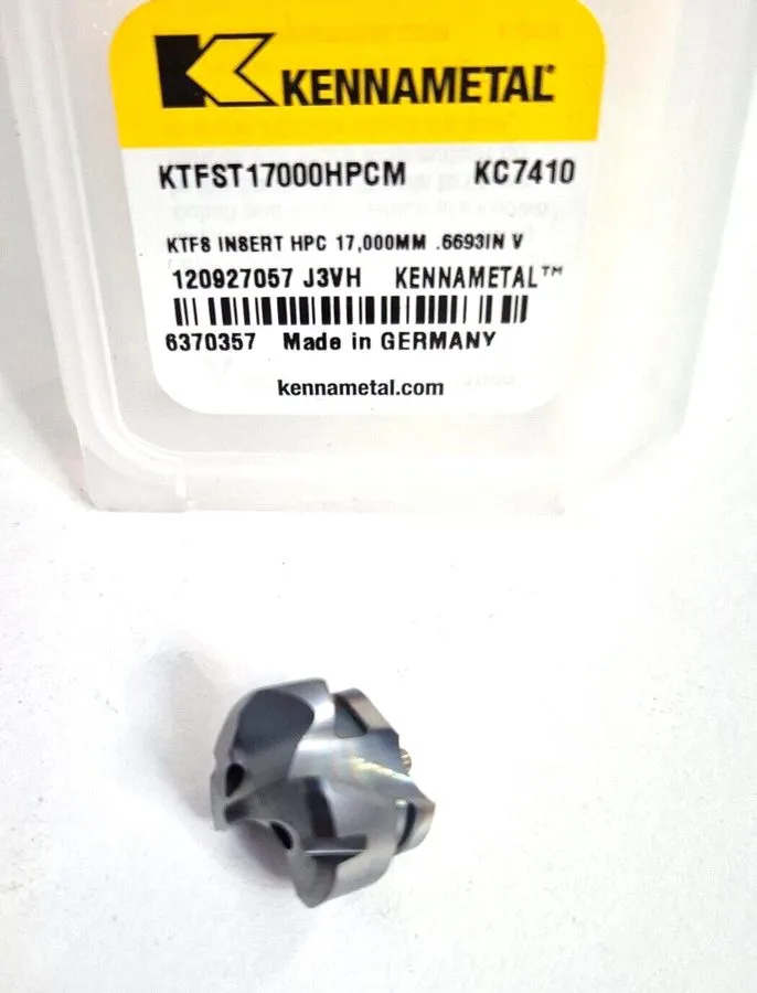Режущий инструмент KENNAMETAL KTIP 1800 HPCM KC7410 Carbide Drill Insert