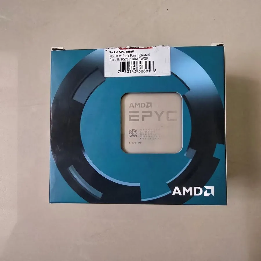 Модуль памяти Unlocked AMD EPYC 7551 32 core 64 threads 64MB 180W DDR4 SP3 CPU p
