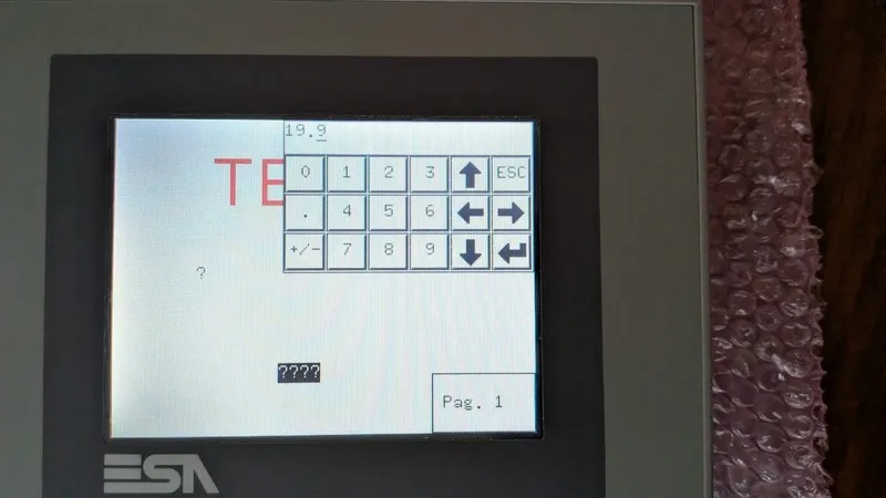 Панель оператора ESA VT565W ESA Touch Panel HMI vt565wa00000 — фото лота 2