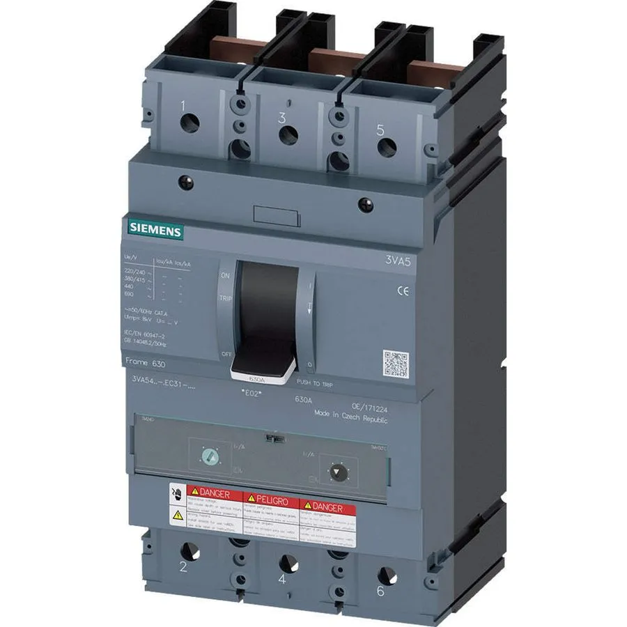 Автоматический выключатель SIEMENS 3VA5460-5EC31-0AA0 MOLDED CASE CIRCUIT BREAKE
