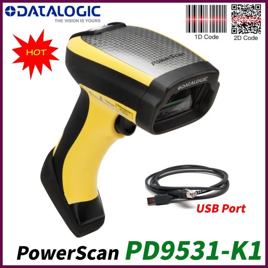 Сканер штрих-кода Datalogic PowerScan PD9531-K1 USB Corded Handheld 2D Industria