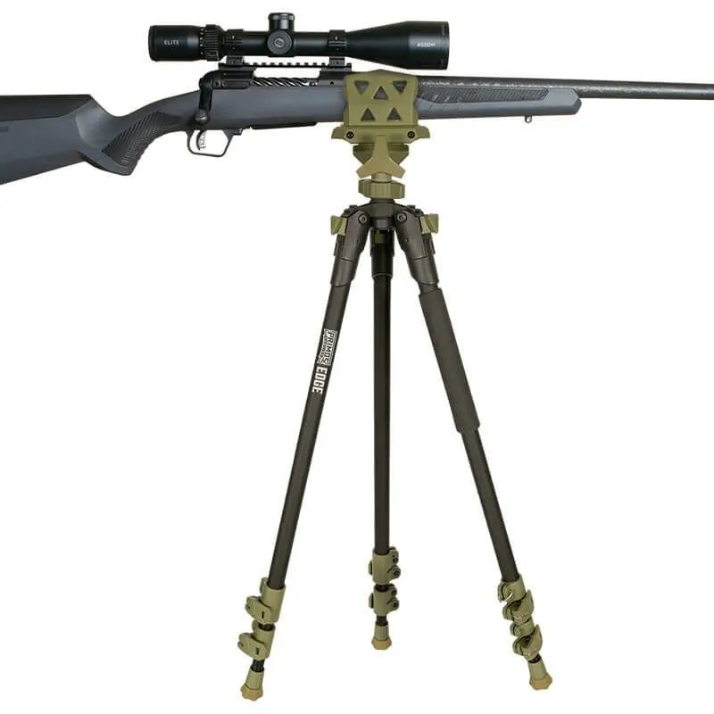Оборудование видеонаблюдения Primos Edge Rifle Tripod 31"-59" Dark Earth w/ Blac — фото лота 1