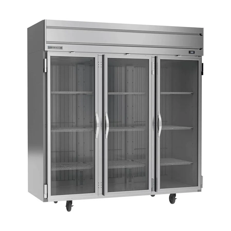 Морозильный шкаф Victory VEFSA-3D-GD-HC 78" 3-Glass Door Reach-In Freezer, Top M